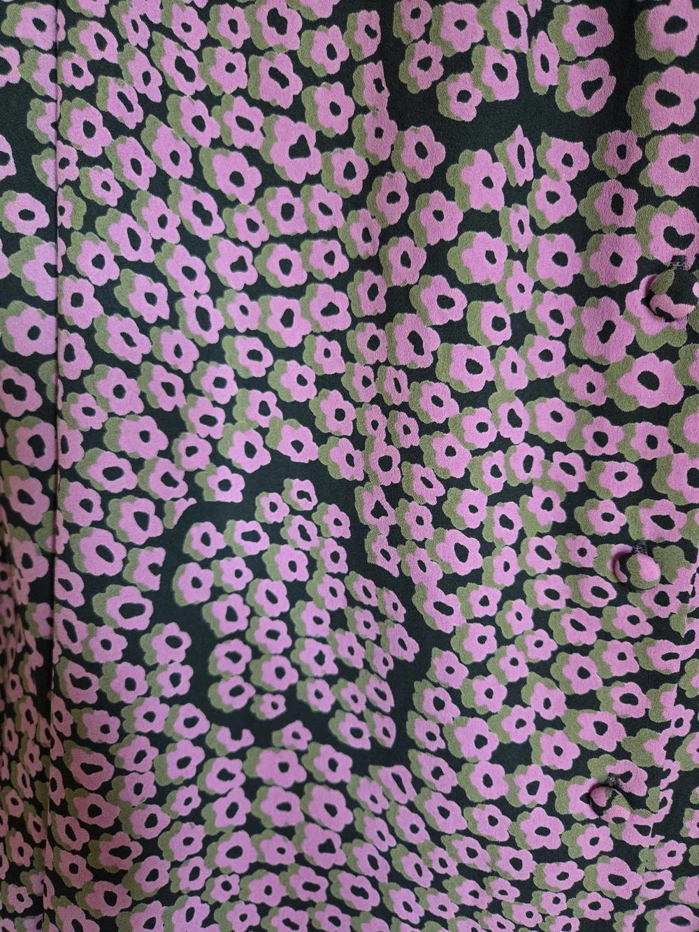 kate spade lavender and black floral blouse